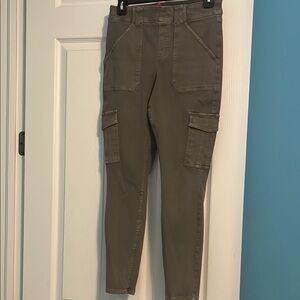 SPANX Skinny Cargo Pants in Olive